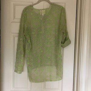 Silk Tunic Top size S